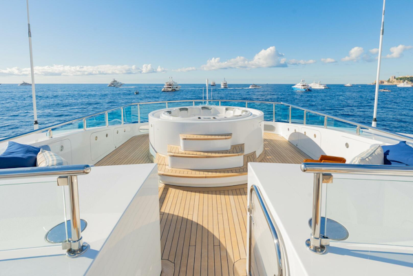 Timmerman-Custom Tri-Deck 2009-LATITUDE Viareggio-Italy-Sundeck Looking Forward To The Jacuzzi-5758204