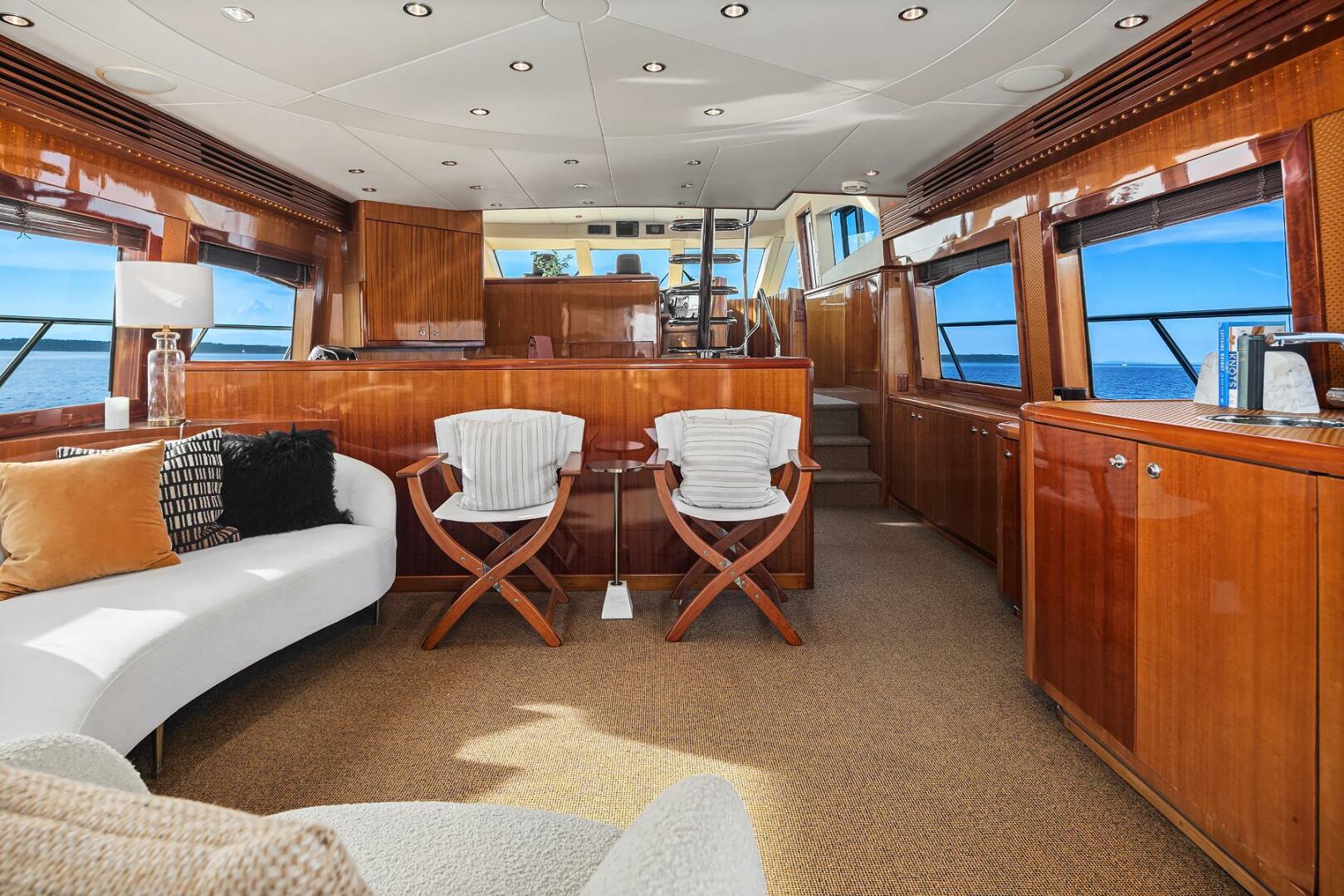 Hatteras-Cockpit Motoryacht 2001-BELLISSIMO Seattle-Washington-United States-Salon-5675063 | Thumbnail