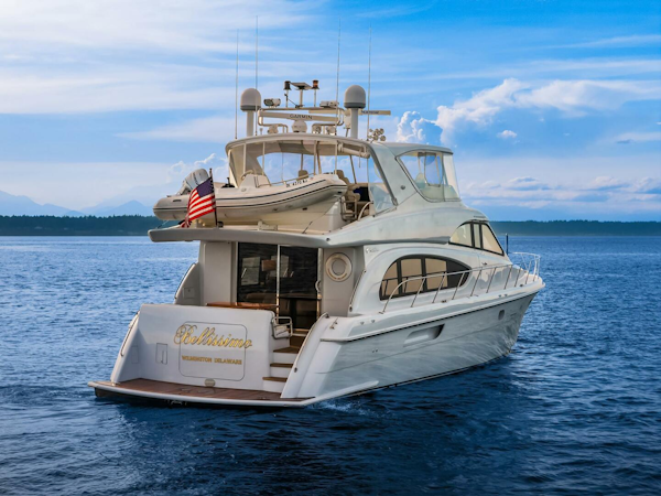 Hatteras-Cockpit Motoryacht 2001-BELLISSIMO Seattle-Washington-United States-Starboard Stern-5675089