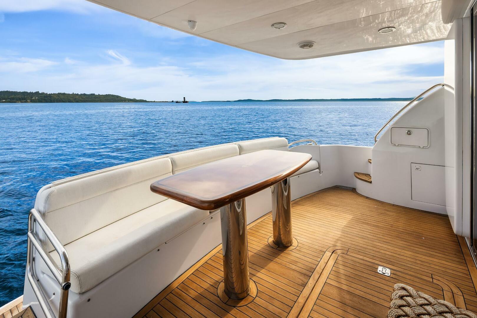 Hatteras-Cockpit Motoryacht 2001-BELLISSIMO Seattle-Washington-United States-Aft Deck-5675084 | Thumbnail
