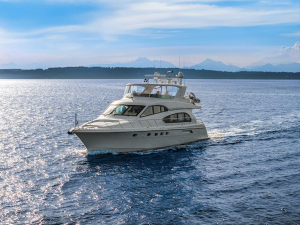 Hatteras-Cockpit Motoryacht 2001-BELLISSIMO Seattle-Washington-United States-Aerial-5675094