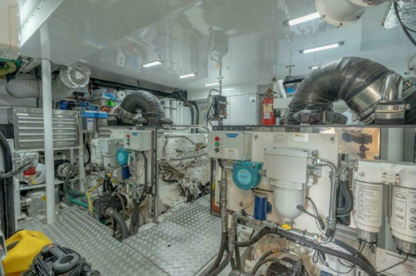 Princess-85 Motor Yacht 2019-Kaos Palm Beach-Florida-United States-Princess 85 Kaos Engine Room-5712104