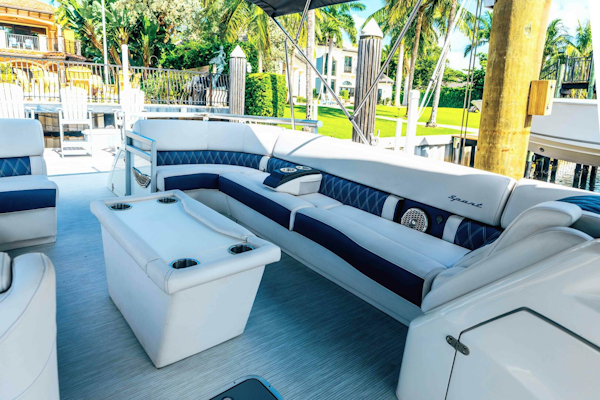 Bennington-30 QSBAX2 Swingback 2024-HOLD ON Palm Beach Gardens-Florida-United States-Deck Seating-5725536