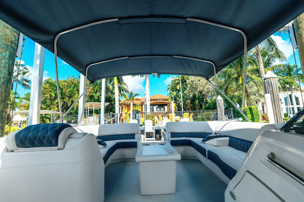 Bennington-30 QSBAX2 Swingback 2024-HOLD ON Palm Beach Gardens-Florida-United States-Deck Seating-5725535