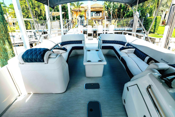 Bennington-30 QSBAX2 Swingback 2024-HOLD ON Palm Beach Gardens-Florida-United States-Deck Seating-5725534