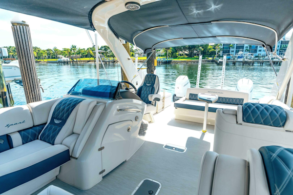 Bennington-30 QSBAX2 Swingback 2024-HOLD ON Palm Beach Gardens-Florida-United States-Deck Seating-5725549