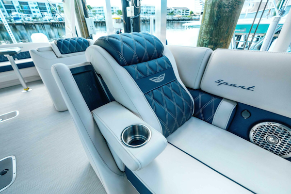 Bennington-30 QSBAX2 Swingback 2024-HOLD ON Palm Beach Gardens-Florida-United States-Deck Seating-5725542