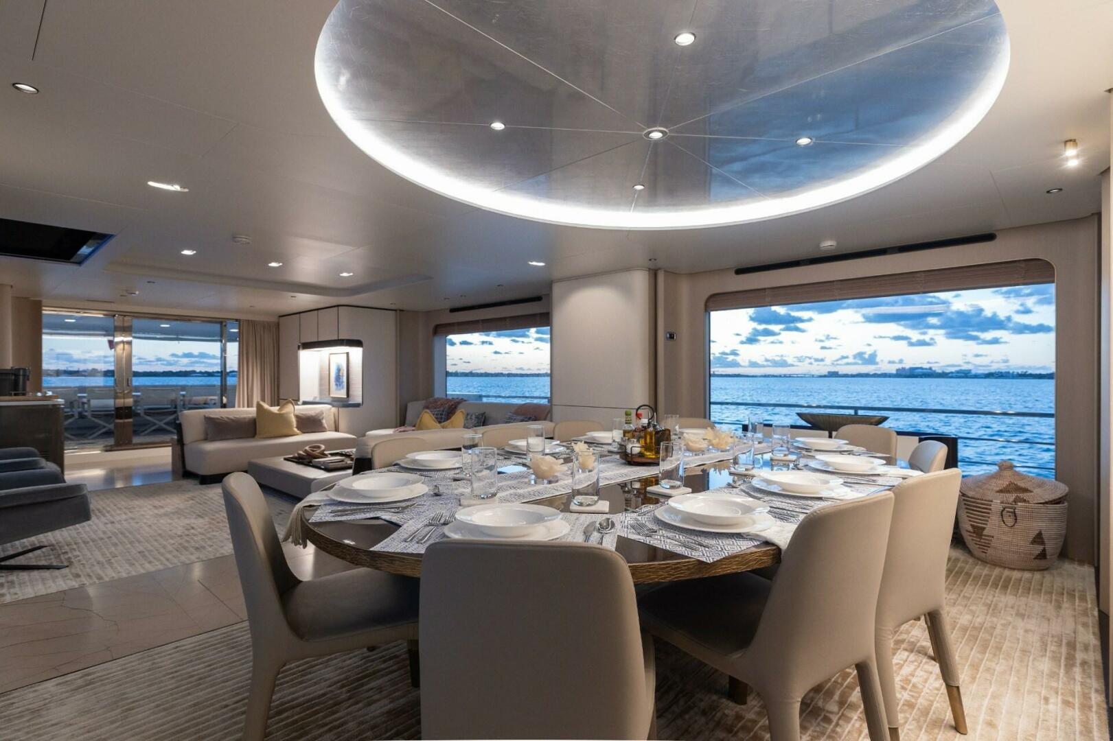Azimut-2023 Grande 32 Metri 2023-LA MAMA Fort Lauderdale-Bahamas-Main Salon Dining -5746837 | Thumbnail
