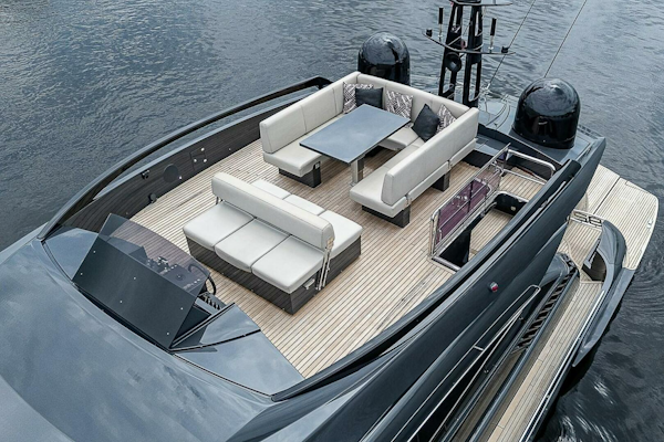 Pershing-Pershing 92 2014-COAL BLOODED  Fort Lauderdale-Florida-United States-Flybridge Overview -5754913