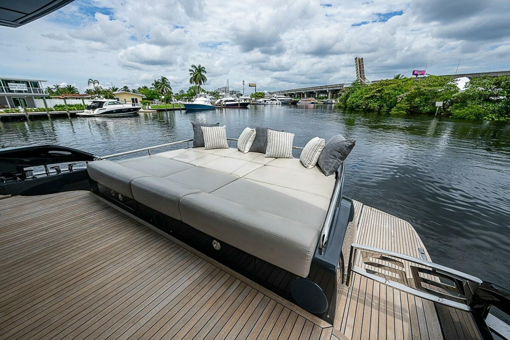 Pershing-Pershing 92 2014-COAL BLOODED  Fort Lauderdale-Florida-United States-Aft Deck Seating -5754846 | Thumbnail