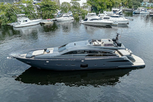 Pershing-Pershing 92 2014-COAL BLOODED  Fort Lauderdale-Florida-United States-Profile Port -5754911