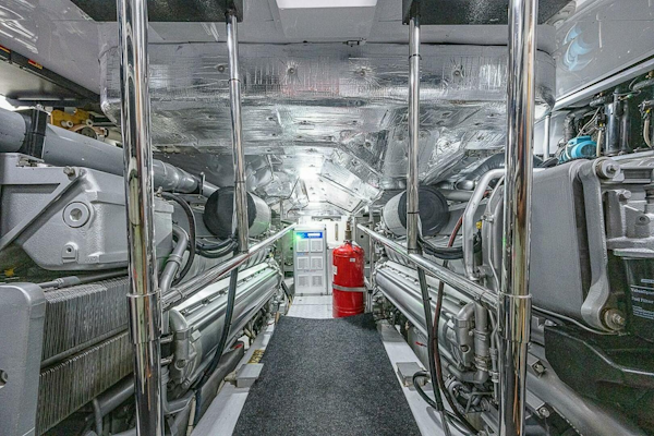 Pershing-Pershing 92 2014-COAL BLOODED  Fort Lauderdale-Florida-United States-Engine Room -5754898