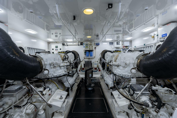 Viking-76 Convertible 2013-Reel Fire Orange Beach-Alabama-United States-2013 Viking 76 Convertible REEL FIRE Engine Room-5763672