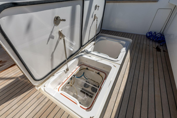 Viking-76 Convertible 2013-Reel Fire Orange Beach-Alabama-United States-2013 Viking 76 Convertible REEL FIRE Cockpit Storage-5783590