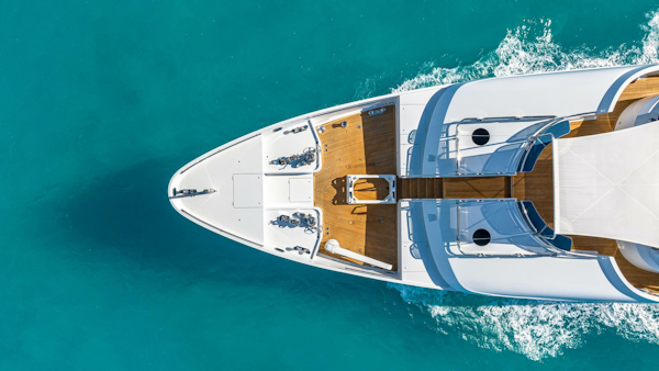 Christensen 2007-LADY JOY Nassau-Bahamas-Aerial Foredeck-5767647