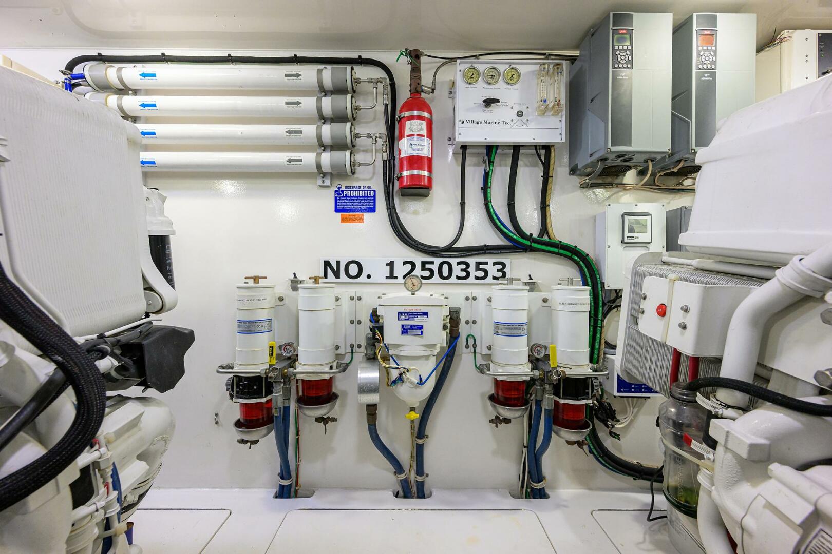 Viking-76 Enclosed Bridge 2014-OSH-IT Fort Lauderdale-Florida-United States-Engine Room-5770935 | Thumbnail
