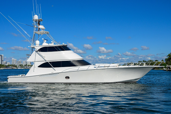 Viking-76 Enclosed Bridge 2014-OSH-IT Fort Lauderdale-Florida-United States-Starboard Profile-5770697