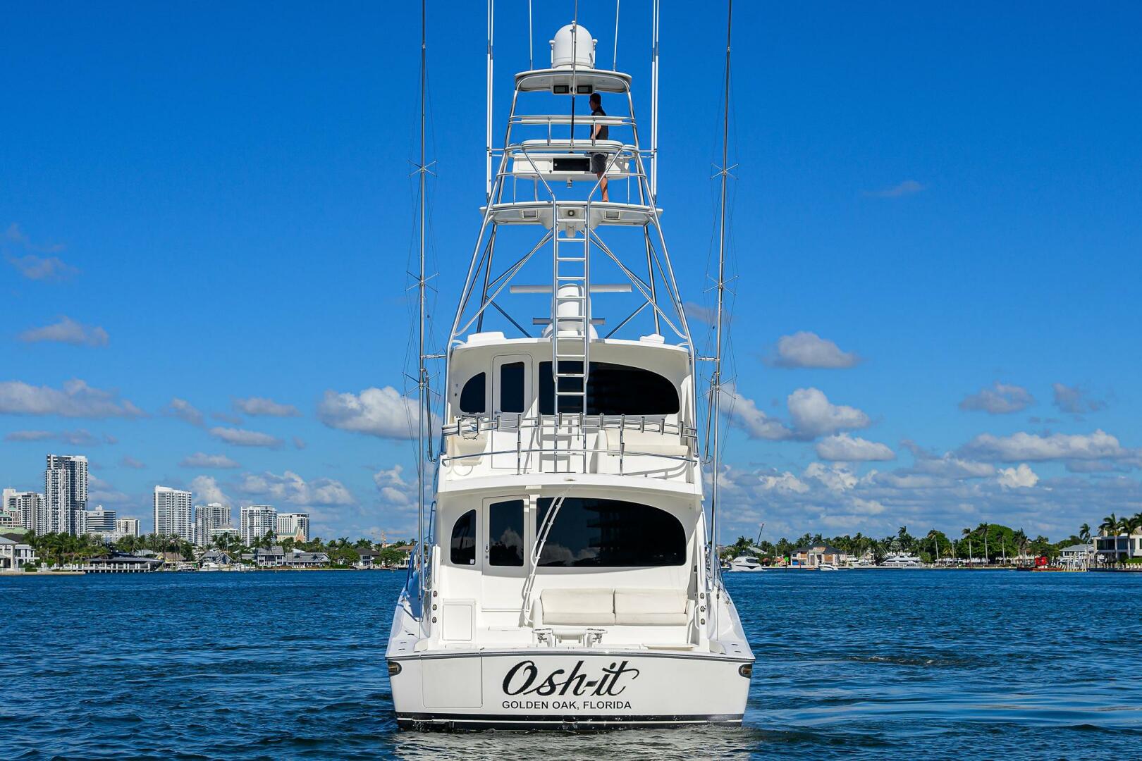 Viking-76 Enclosed Bridge 2014-OSH-IT Fort Lauderdale-Florida-United States-Aft Profile-5770869 | Thumbnail