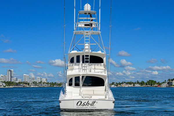 Viking-76 Enclosed Bridge 2014-OSH-IT Fort Lauderdale-Florida-United States-Aft Profile-5770869