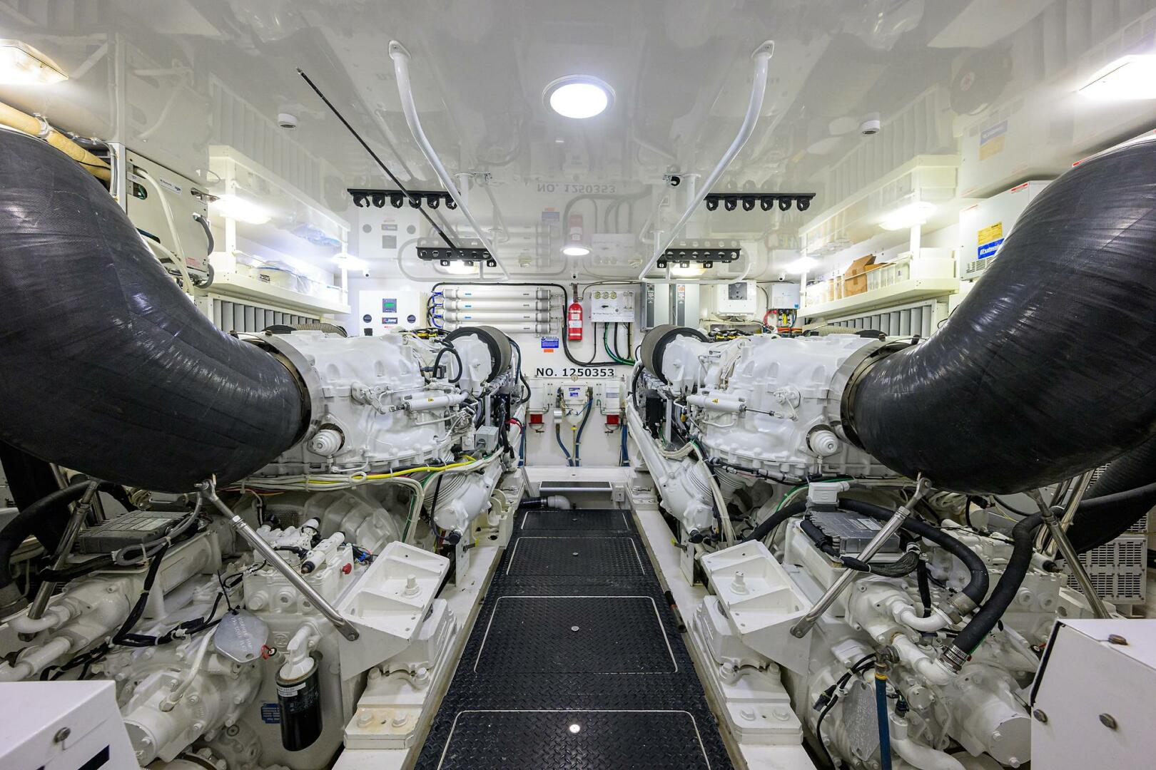 Viking-76 Enclosed Bridge 2014-OSH-IT Fort Lauderdale-Florida-United States-Engine Room-5770930 | Thumbnail