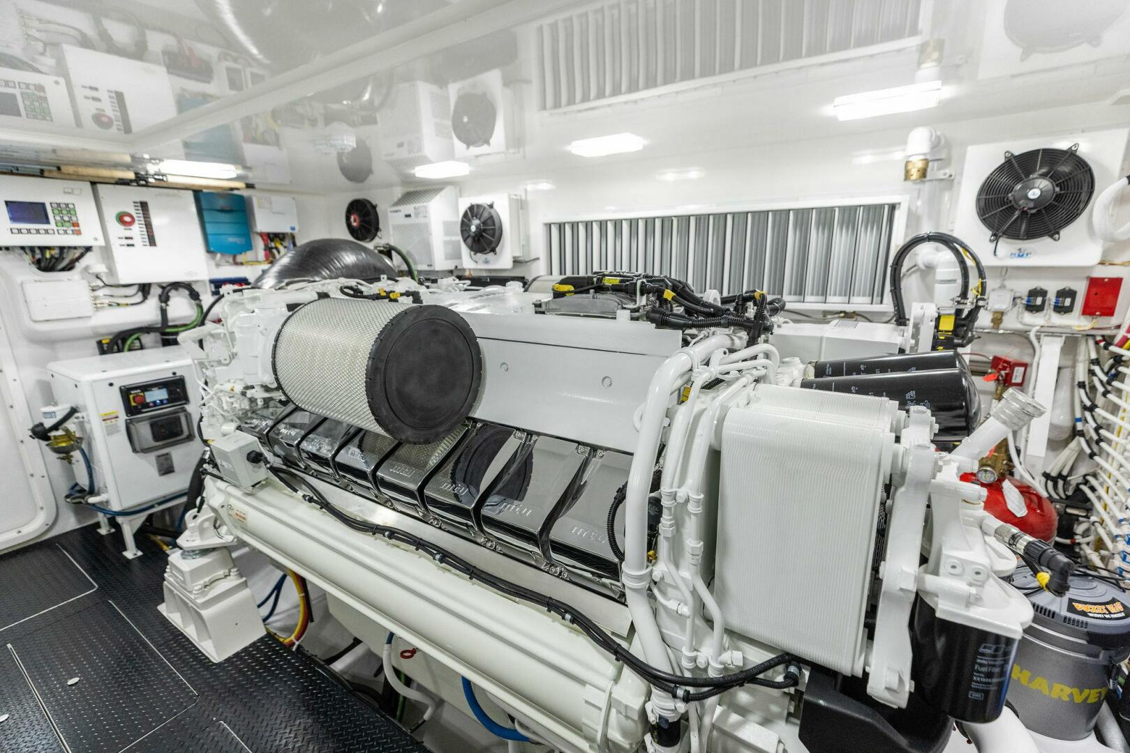 Viking-82 Convertible 2026-Team Harvey  Palm Beach-Florida-United States-2026 Viking 82 Convertible TEAM HARVEY I Engine Room-5771032 | Thumbnail