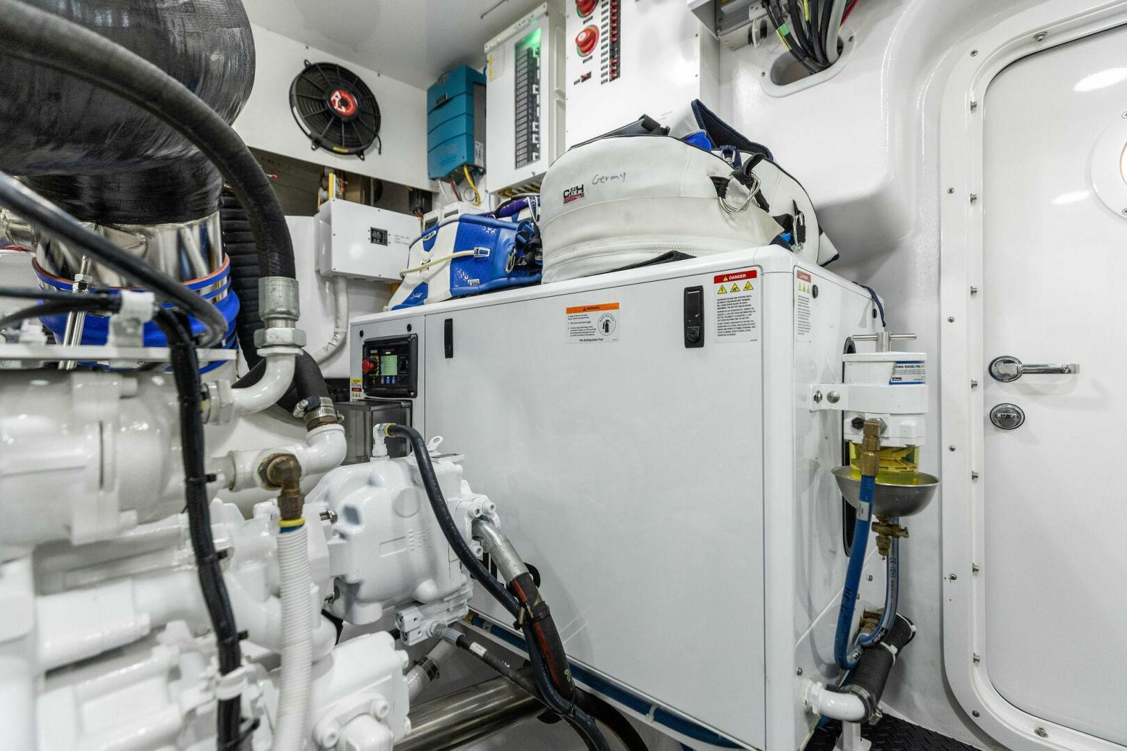 Viking-82 Convertible 2026-Team Harvey  Palm Beach-Florida-United States-2026 Viking 82 Convertible TEAM HARVEY I Engine Room-5771030 | Thumbnail