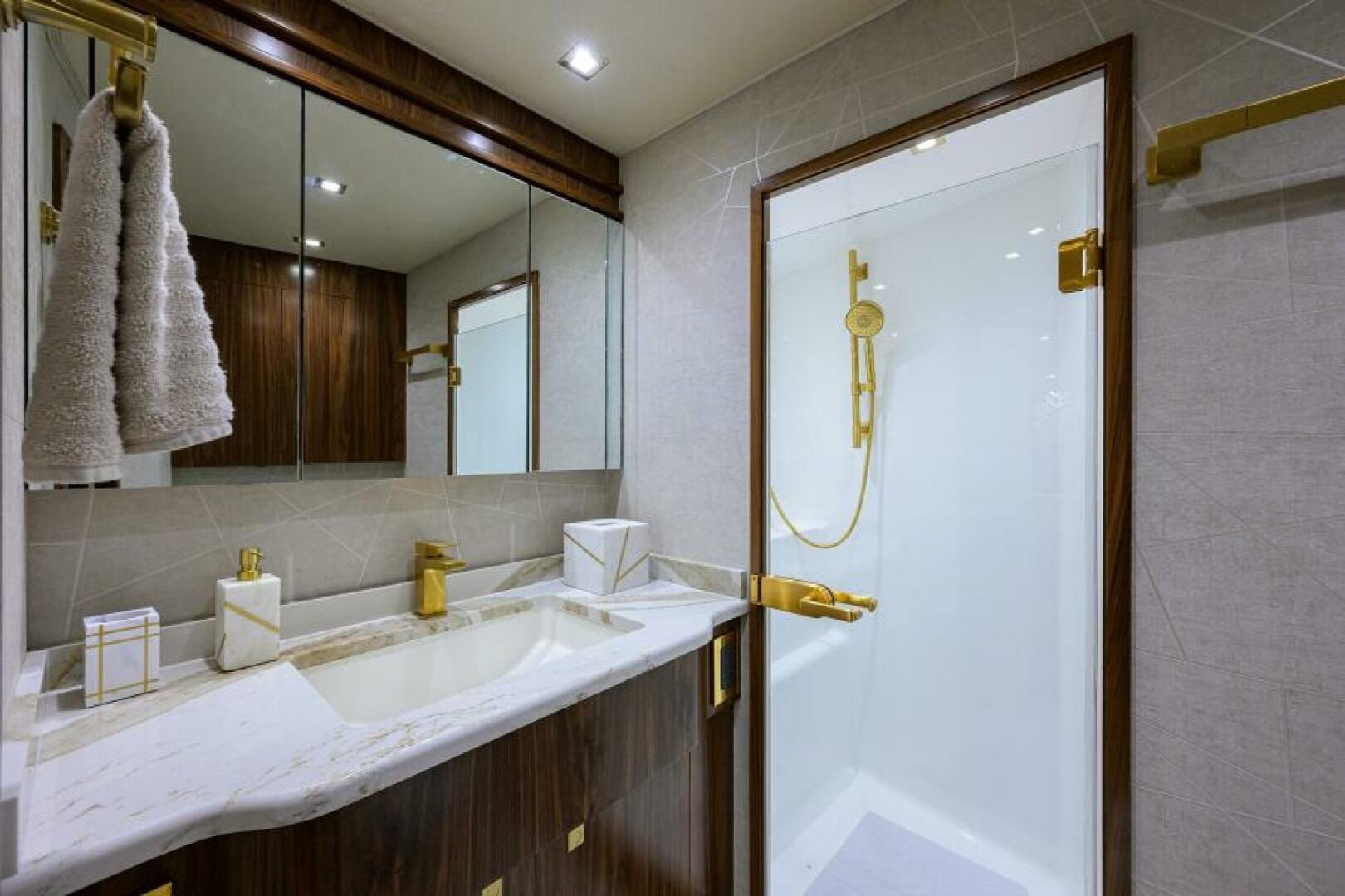 Viking-80 Convertible 2024-KEMOSABE Palm Beach Gardens-Florida-United States-Viking 80  KEMOSABE  Port Guest Head-5771950 | Thumbnail