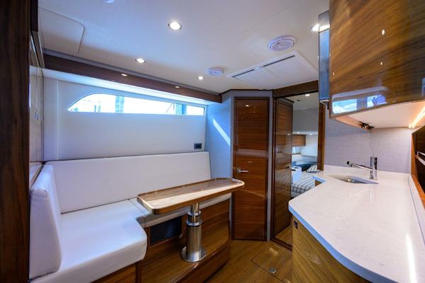 Valhalla Boatworks-V-55 2024-LITTLE KEMOSABE Palm Beach Gardens-Florida-United States-Valhalla 55  LITTLE KEMOSABE  Cabin Seating & Galley-5772218