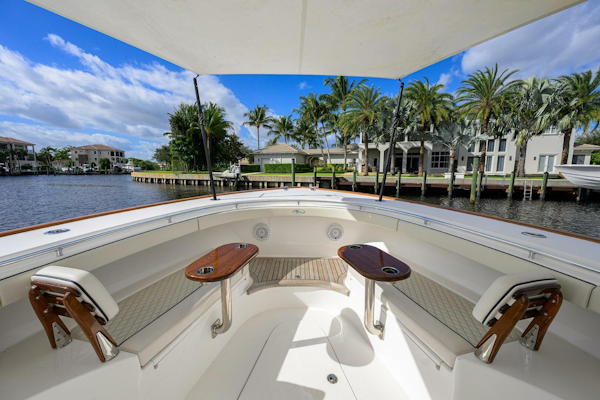 Valhalla Boatworks-V-55 2024-LITTLE KEMOSABE Palm Beach Gardens-Florida-United States-Valhalla 55  LITTLE KEMOSABE  Forward Seating Under Cover-5772241