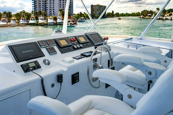 Hatteras-Cockpit MY 2003-WATER BORN Hillsboro Beach-Florida-United States-5788869