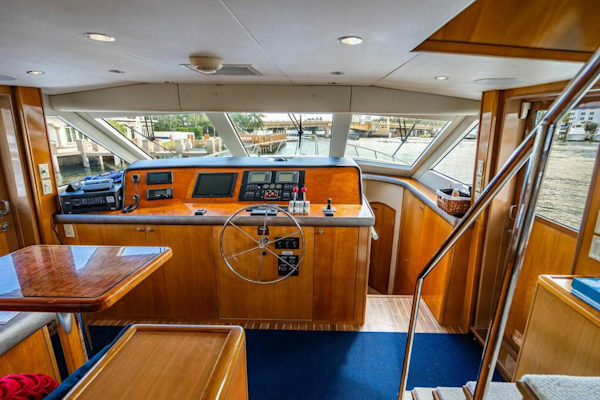 Hatteras-Cockpit MY 2003-WATER BORN Hillsboro Beach-Florida-United States-5788877
