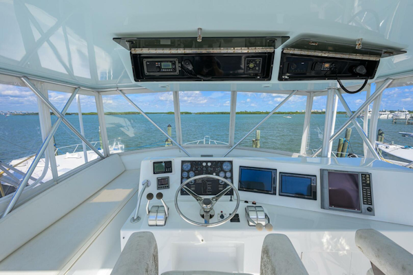 Post-50 Convertible 1998-SEANYLE Ft Pierce-Florida-United States-Post 50 SEANYLE  Flybridge Helm-5792281