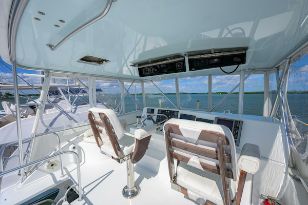 Post-50 Convertible 1998-SEANYLE Ft Pierce-Florida-United States-Post 50 SEANYLE  Flybridge Helm-5792279