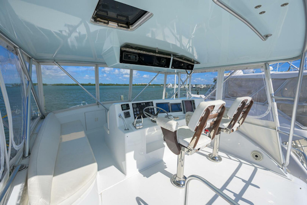 Post-50 Convertible 1998-SEANYLE Ft Pierce-Florida-United States-Post 50 SEANYLE  Flybridge Helm-5792277
