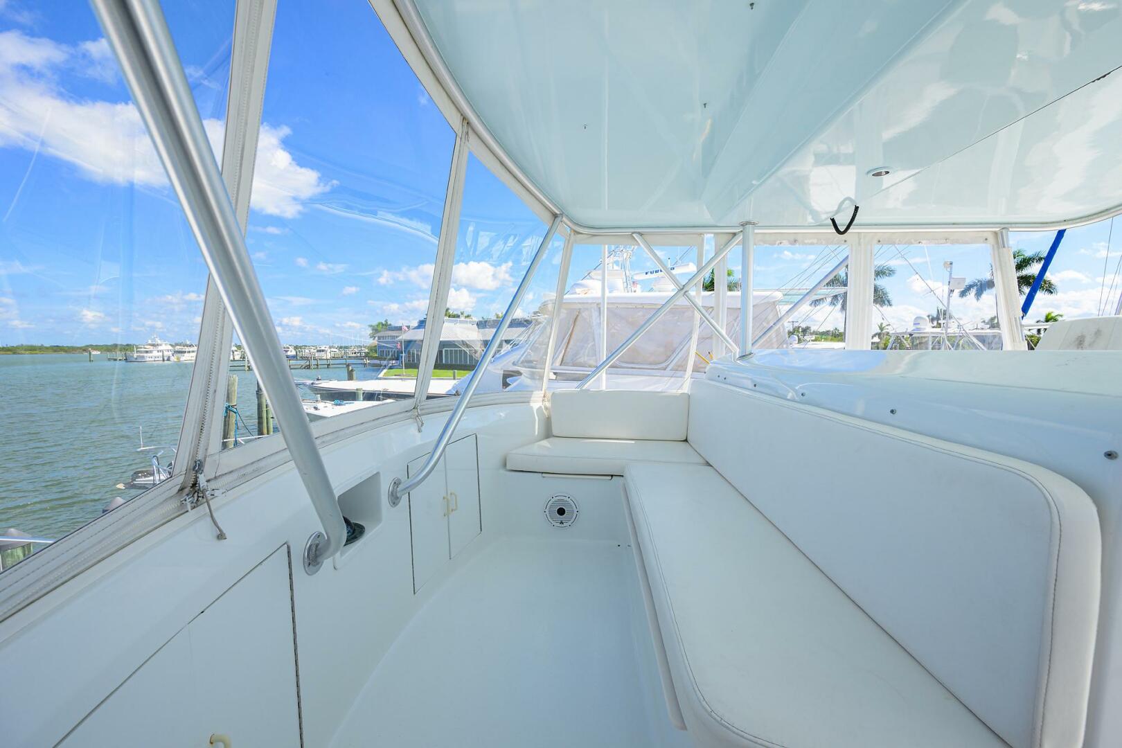 Post-50 Convertible 1998-SEANYLE Ft Pierce-Florida-United States-Post 50 SEANYLE  Flybridge Seating-5792286 | Thumbnail