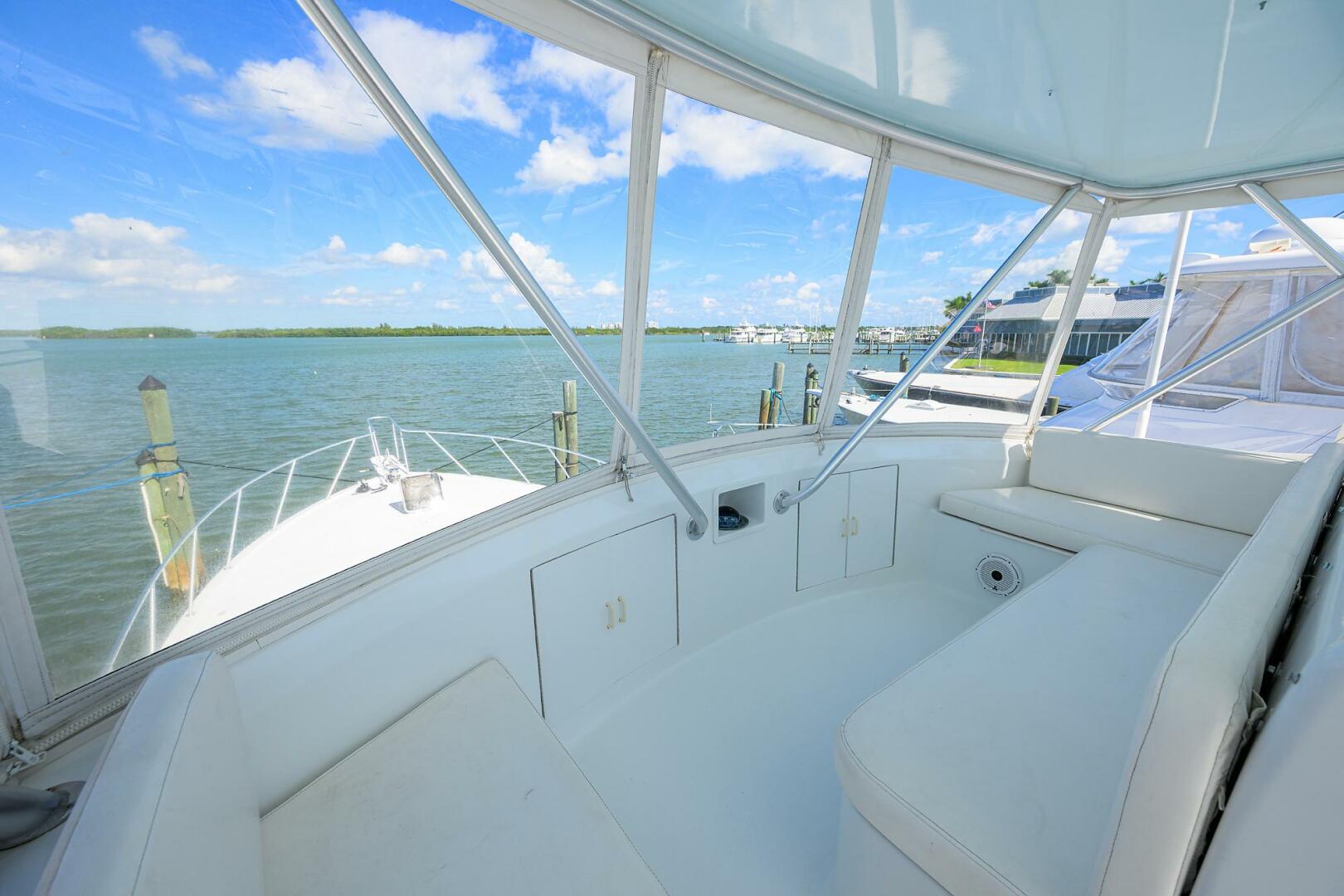 Post-50 Convertible 1998-SEANYLE Ft Pierce-Florida-United States-Post 50 SEANYLE  Flybridge Seating-5792285 | Thumbnail
