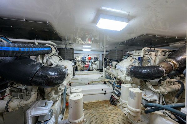 Post-50 Convertible 1998-SEANYLE Ft Pierce-Florida-United States-Post 50 SEANYLE  Engine Room -5792331