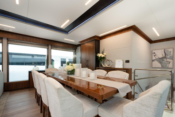 Hargrave-Raised Pilothouse 2024-SASSY fort lauderdale-Florida-United States-Dining-5806860