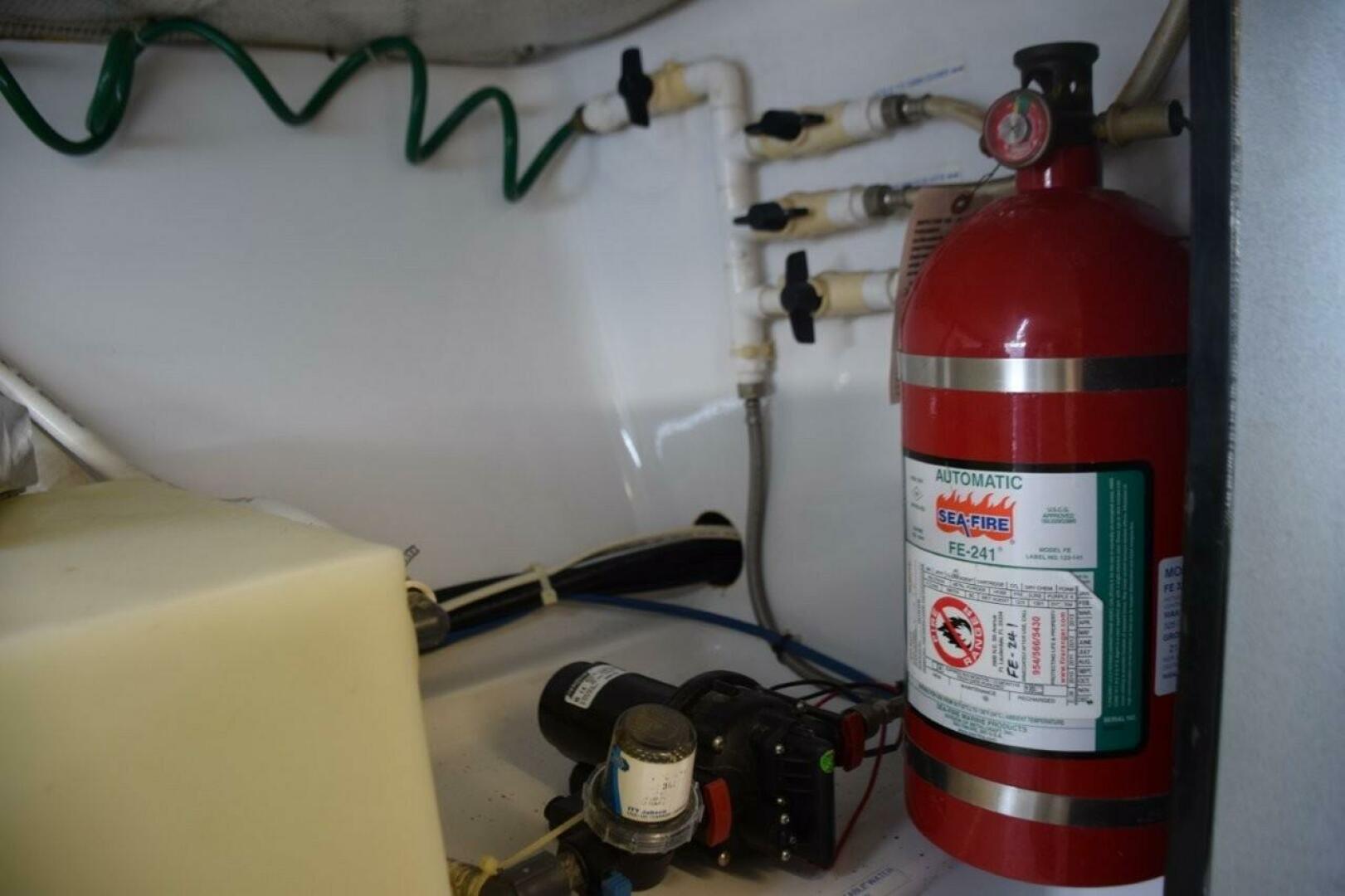 Custom Carolina-Dixon Boatworks Express 2008-OSPREY Stuart-Florida-United States-Engine Room Fire Suppression System And Fresh Water Pump-5806599 | Thumbnail