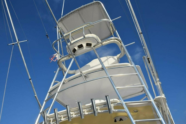 Custom Carolina-Dixon Boatworks Express 2008-OSPREY Stuart-Florida-United States-Gap Tower With Hardtop And Molded Cockpit Spreader Lights Beneath Tower Seat.-5806554