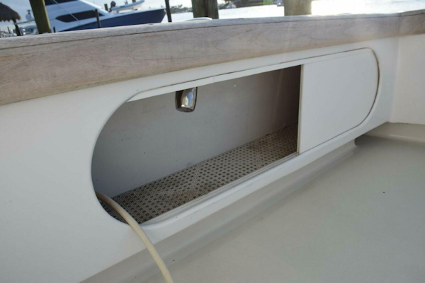 Custom Carolina-Dixon Boatworks Express 2008-OSPREY Stuart-Florida-United States-Slide Opening Cabinets Beneath Cockpit Sides   Electric Reel Plugs-5806568