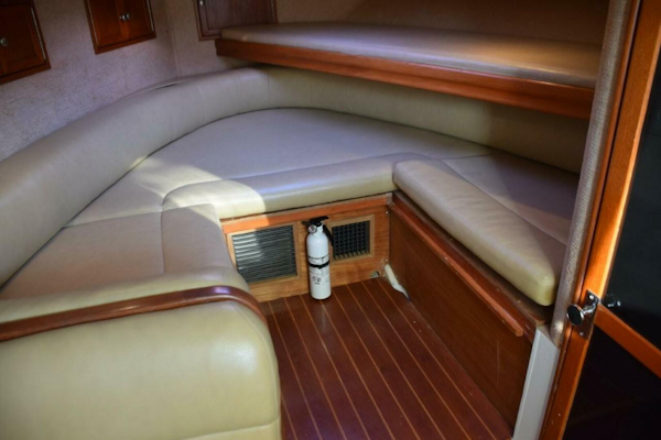 Custom Carolina-Dixon Boatworks Express 2008-OSPREY Stuart-Florida-United States-V Berth Area With Filler Sections Removed-5806592