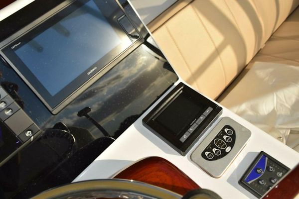 Custom Carolina-Dixon Boatworks Express 2008-OSPREY Stuart-Florida-United States-Garmin Display, Cummins Smartcraft Digital Engine Display, Glendinning Electric Engine Control Selector Panel And Trim Tabs Controller-5806580