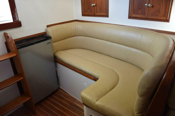 Custom Carolina-Dixon Boatworks Express 2008-OSPREY Stuart-Florida-United States-L Shape Settee And Refrigerator. Small Cabinet Storage Above-5806587