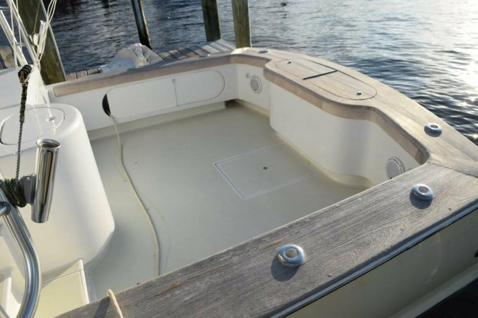 Custom Carolina-Dixon Boatworks Express 2008-OSPREY Stuart-Florida-United States-Non-Skid Cockpit Deck And Teak Coverboards And Coaming With Transom Fish Box.-5806556 | Thumbnail