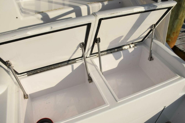 Custom Carolina-Dixon Boatworks Express 2008-OSPREY Stuart-Florida-United States-Storage Boxes With Gasketed Tops In Tackle Center-5806565
