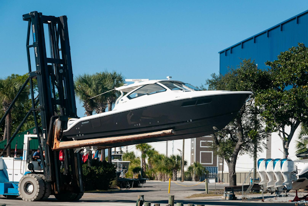 Pursuit-DC 365 Dual Console 2023-Silver Lining Panama City-Florida-United States-5847152