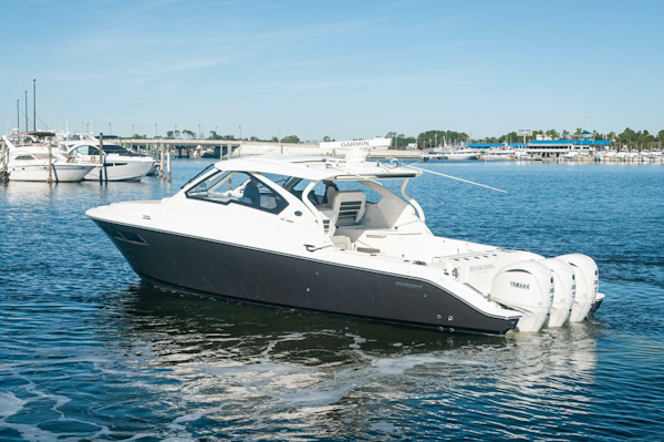 Pursuit-DC 365 Dual Console 2023-Silver Lining Panama City-Florida-United States-5847149