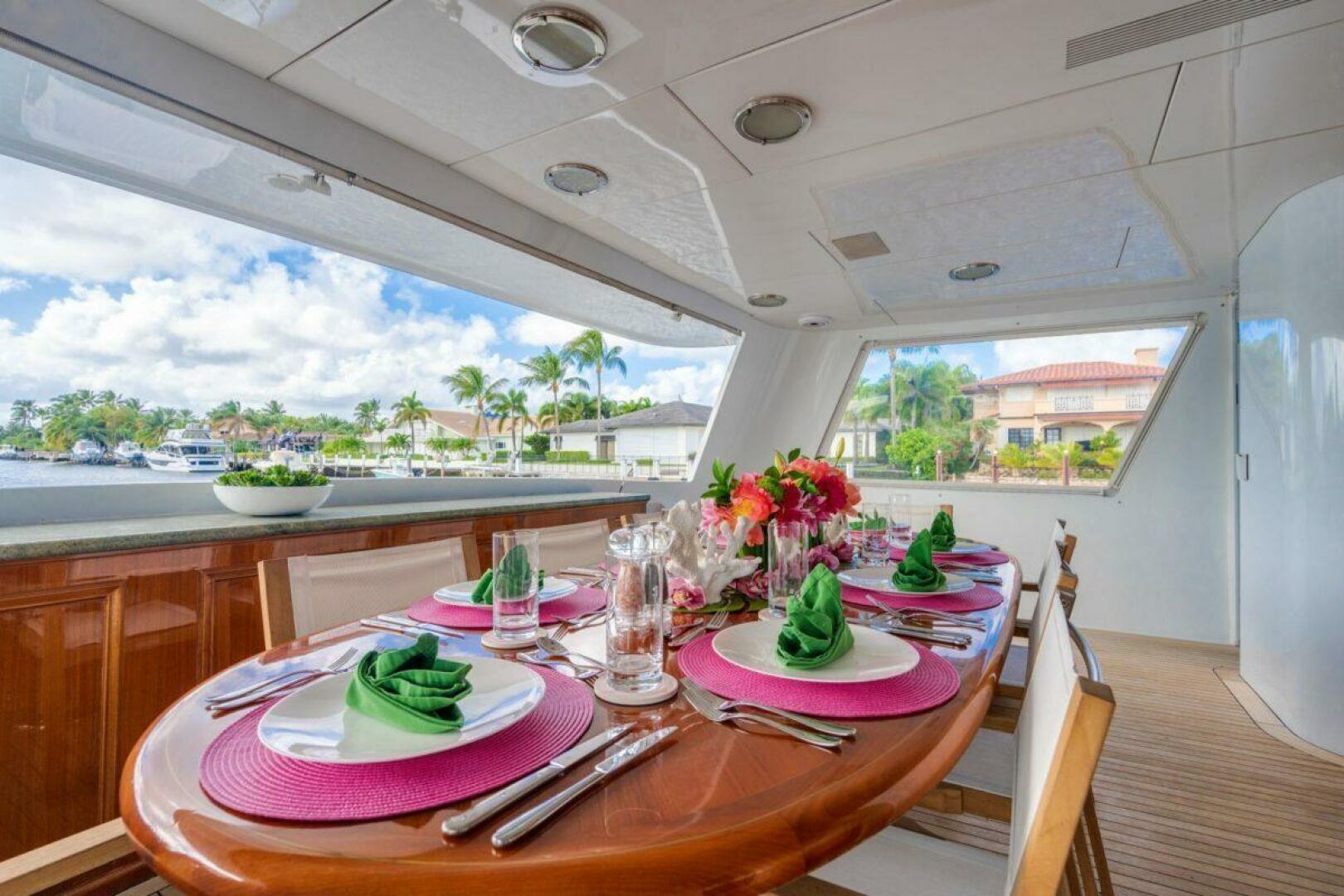 Christensen-Tri-Deck 1995-CHANSON Fort Lauderdale-Florida-United States-Aft Deck-5837877 | Thumbnail