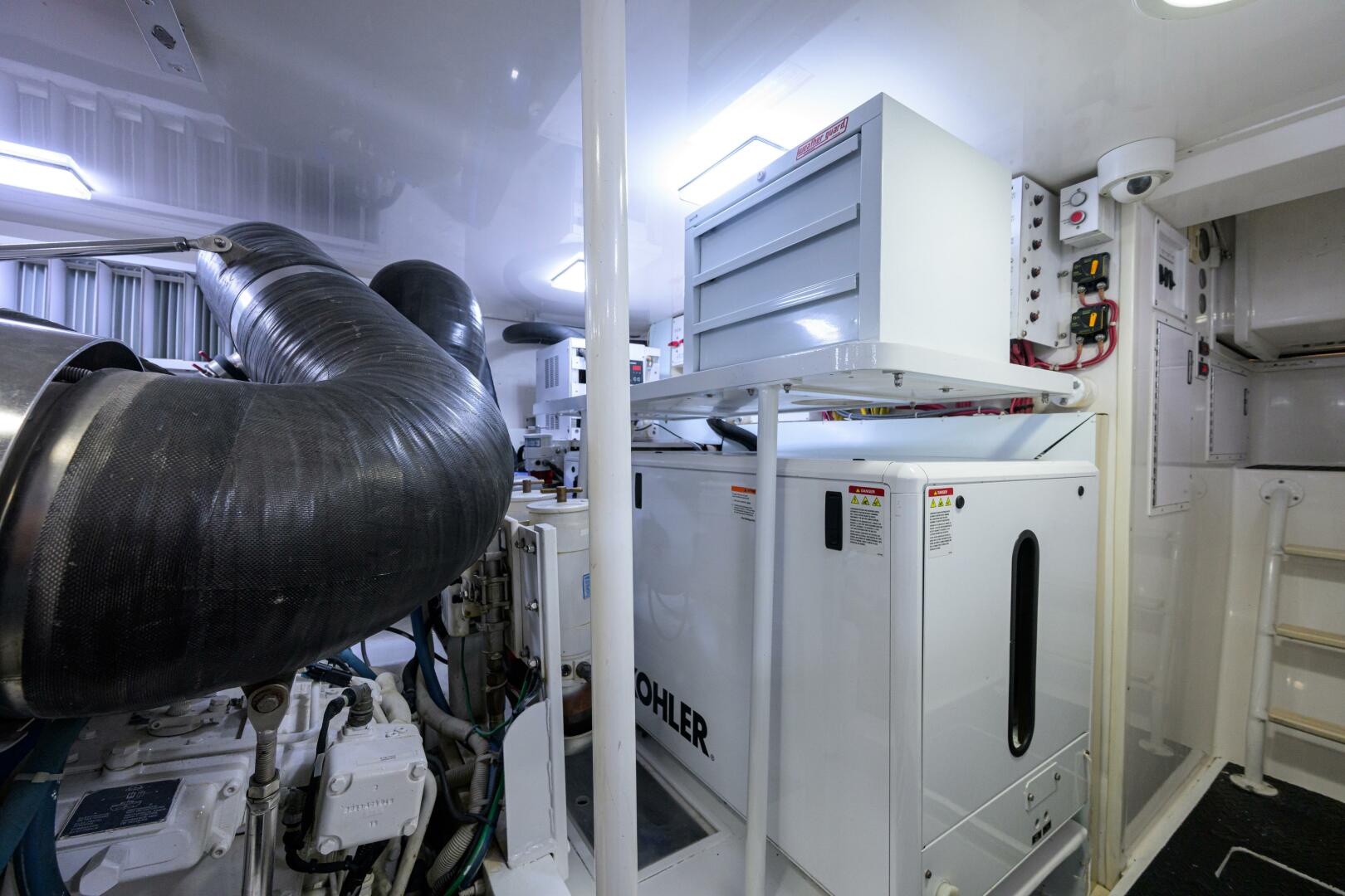 Viking-64 Convertible 2007-1/2 BARREL Jupiter-Florida-United States-New 21kW Kohler Generator In Sound Shield With Toolbox Above-5817890 | Thumbnail